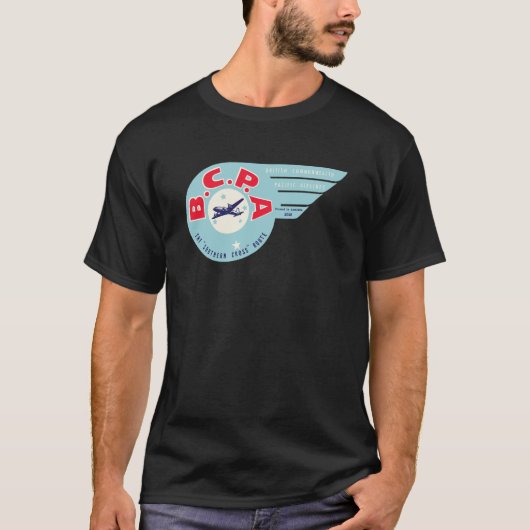  T-shirt van het Britse Gemenebest Pacific Airline (Voorkant)