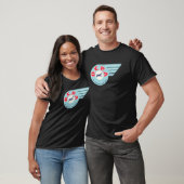  T-shirt van het Britse Gemenebest Pacific Airline (Unisex)