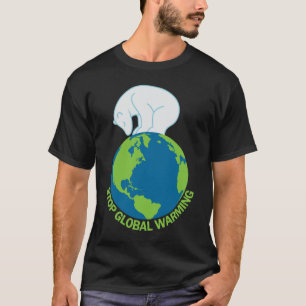 T-shirt van het Einde van de Ijsbeer de Globale