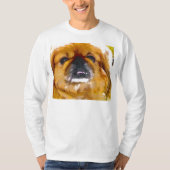T-shirt van het Hondenliefhebber Pekingese (Voorkant)