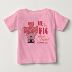 T-shirt van het kind, hij heeft grote plannen voor