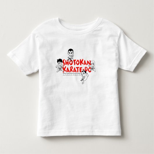 T-SHIRT VAN HET KIND TEAM SHOTOKAN (Voorkant)