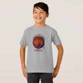 T-shirt van het Kind van bestemming Mars (Voorkant volledig)