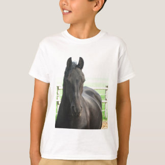T-shirt van het Kind van Friesian Horse