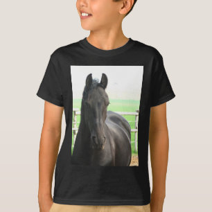 T-shirt van het Kind van Friesian Horse