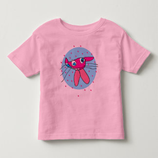 T-shirt van het kind van grappige katten- en vison