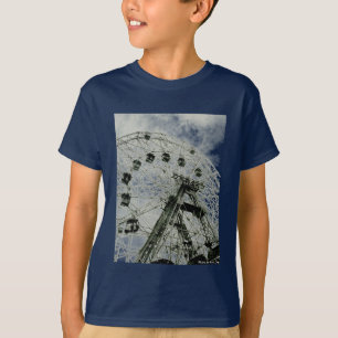 T-shirt van het Kind van het wiel