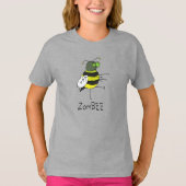 T-shirt van het Kind van Zombie Bee Girl (Voorkant)
