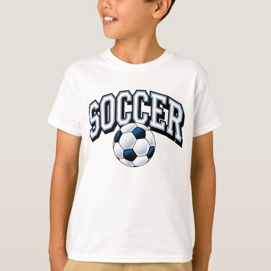 T-shirt van het Kind voetbal (Voorkant)