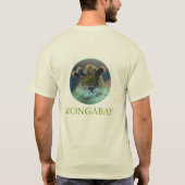 T-shirt van het merk Mongabay (gele rand) (Achterkant)