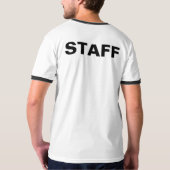 T-Shirt van het personeel van de OFF-site (Achterkant volledig)