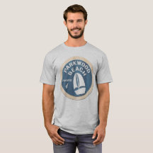 T-shirt van het strand van Parkwood