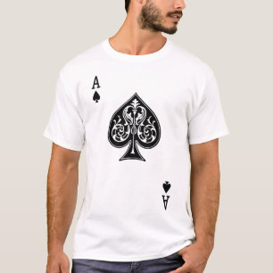 T-shirt van het T-shirt van de Man van de schoppen