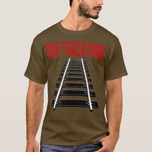 T-shirt van het treinspoor (Voorkant)