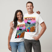 T-shirt van het uitreisbiljet (Unisex)