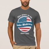 T-shirt van het Wedowee-patriotmeer (Voorkant)