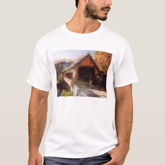 T-shirt van hoge kwaliteit Met Picturesque beklede (Voorkant)