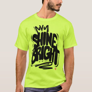 T-Shirt van hoge kwaliteit 'Shine Bright'