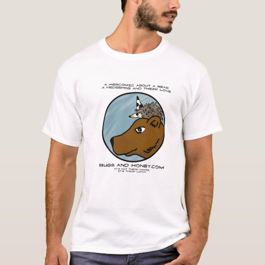 T-shirt van honing en honing (Voorkant)