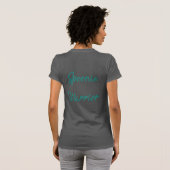 T-shirt van Jersey voor vrouwen "vecht als een Spo (Achterkant volledig)