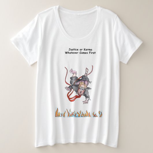 T-shirt van Justice of Karma (Design voorkant)