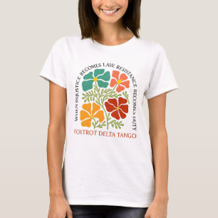 T-shirt van Justice & Resistance