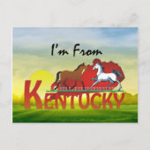 T-SHIRT van Kentucky Briefkaart (Voorkant)