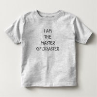 T-SHIRT van kind-"IK BEN DE "MASTER VAN DE RAMP"