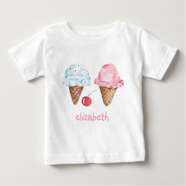 T-SHIRT VAN KINDEREN: ICE CREAMS + NAME