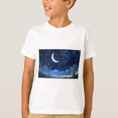 T-shirt van kinderen met Good Night Print (Voorkant)