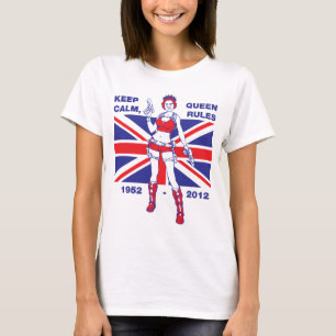 T-shirt van koningin Elizabeth Diamond Jubilee
