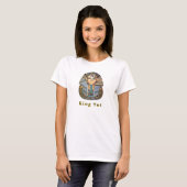 T-shirt van koningsvrouw (Voorkant volledig)