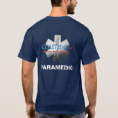 T-shirt van kustlijn EMS (Paramedic) (Achterkant)