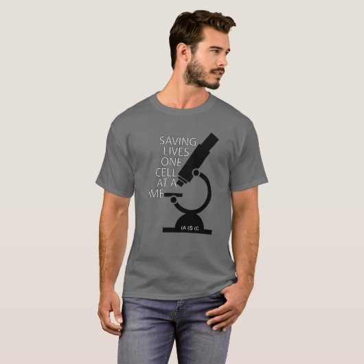 T-shirt van levens opslaan (Voorkant volledig)