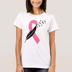 T-Shirt van lint-, kever- en vogelvrouwen