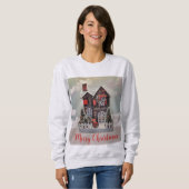 T-shirt van Little Christmas House (Voorkant volledig)