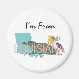T-SHIRT van Louisiana Magneet
