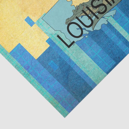 T-SHIRT van Louisiana Tissuepapier (Detail)