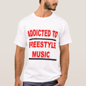 T-shirt van mannen - bestemd voor Freestyle Music (Voorkant)