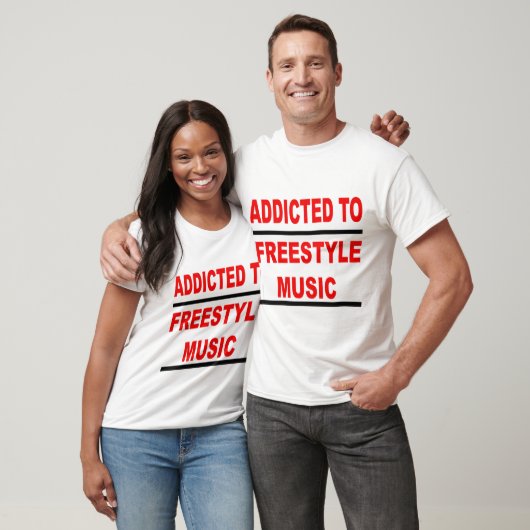 T-shirt van mannen - bestemd voor Freestyle Music (Unisex)
