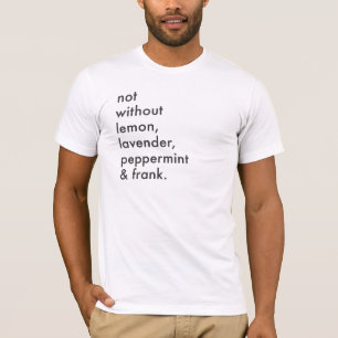 t-shirt van mannen "niet zonder etherische oliën"