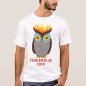 T-shirt van Mannen van bruine bruine kippen (Voorkant)