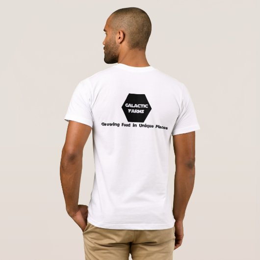 T-shirt van Mannen van galactische Boerderijen (Achterkant volledig)