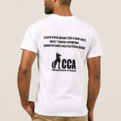 T-shirt van Mannen van het gevlochten Don't (Achterkant)