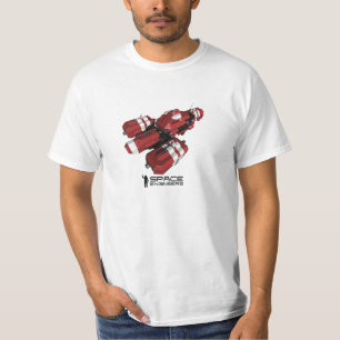 T-shirt van mannen van ruimtevaartingenieurs - roo