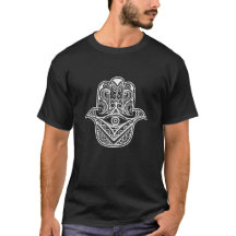 T-shirt van mannen van tribale hamsa