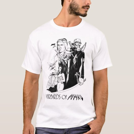 T-shirt van Mannen van Warvogels (Voorkant)