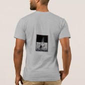 T-shirt van mannen voor spatbord/windsurfen (Achterkant)