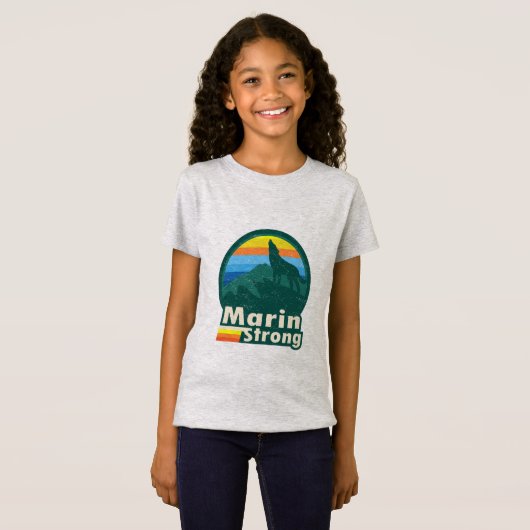 T-shirt van Marin Strong Kind (Voorkant volledig)