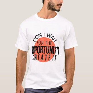 T-shirt van motivatie Mannen